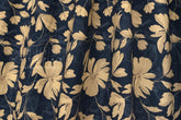 DEADSTOCK Japanese Fabric Windy Floral - blue - 50cm